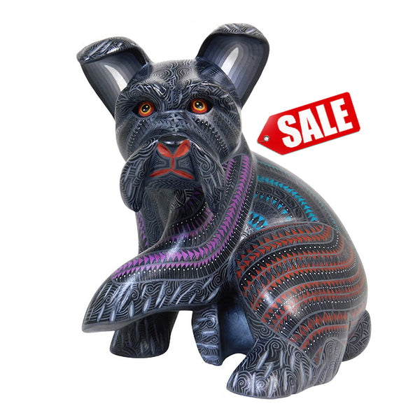 ON SALE Diego Ramirez: Elegant Scottish Terrier Woodcarving