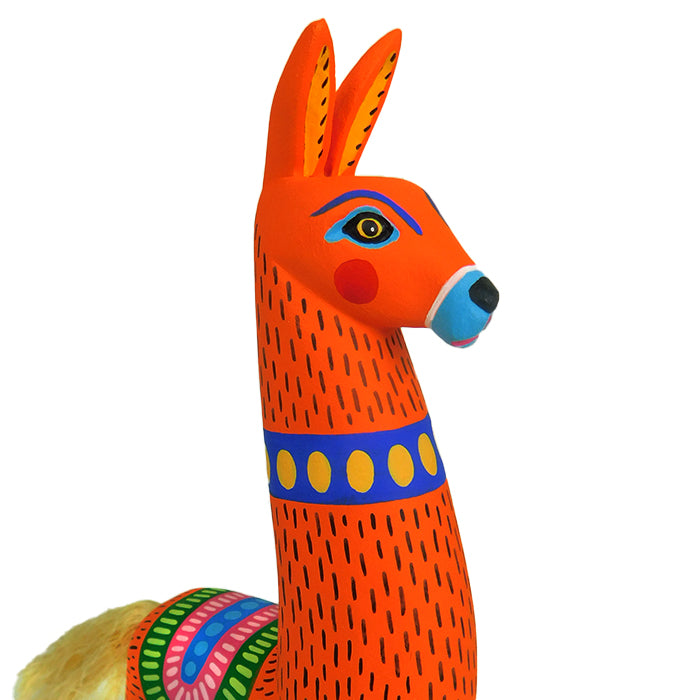 Luis Pablo: Peruvian Llama Woodcarving