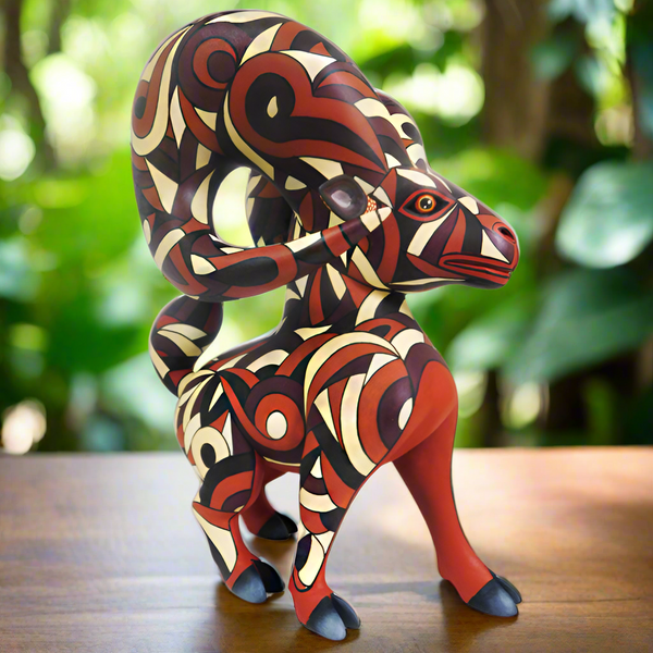 Diego Ramirez: Contemporary Ram Woodcarving