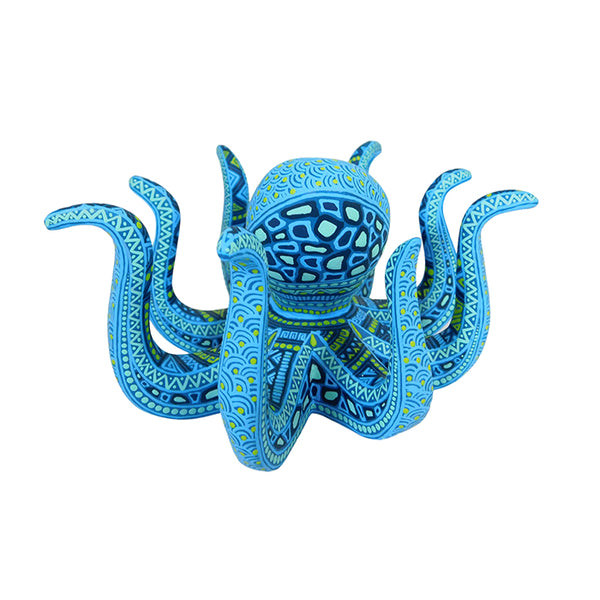 Anel Shunashi: Little Octopus Woodcarving