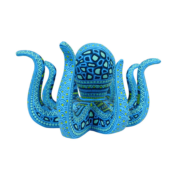 Anel Shunashi: Little Octopus Woodcarving