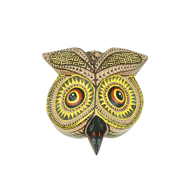 Antonio Xuana: Owl Mask Woodcarving