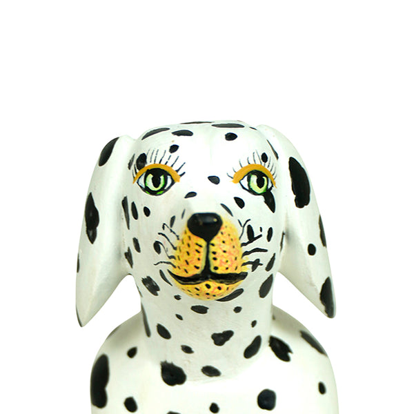 Avelino Perez: Dalmatian Dog Woodcarving