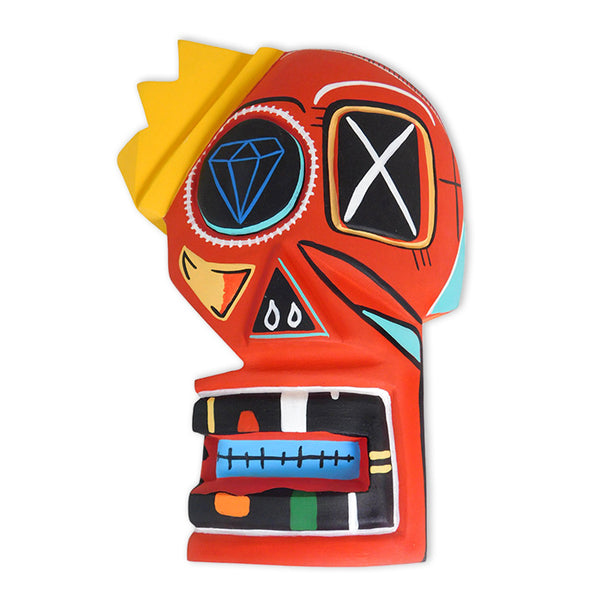 Benjamin Pablo: Basquiat Mask Woodcarving