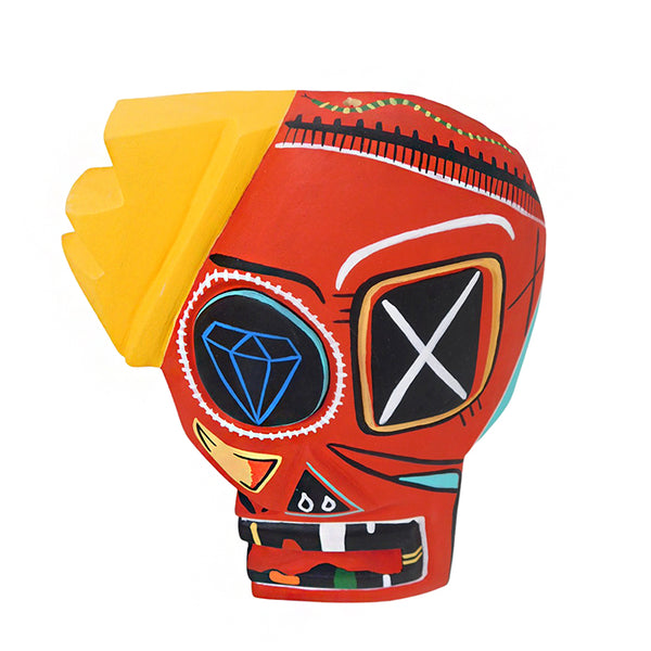 Benjamin Pablo: Basquiat Mask Woodcarving