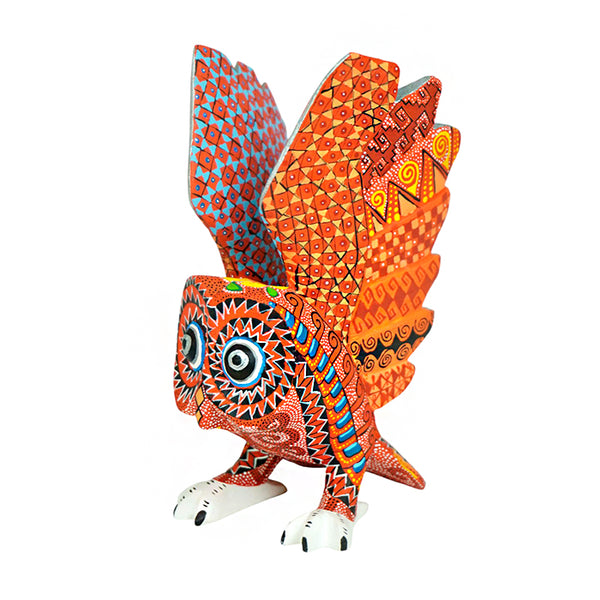 Bertha Cruz: Owl Woodcarving