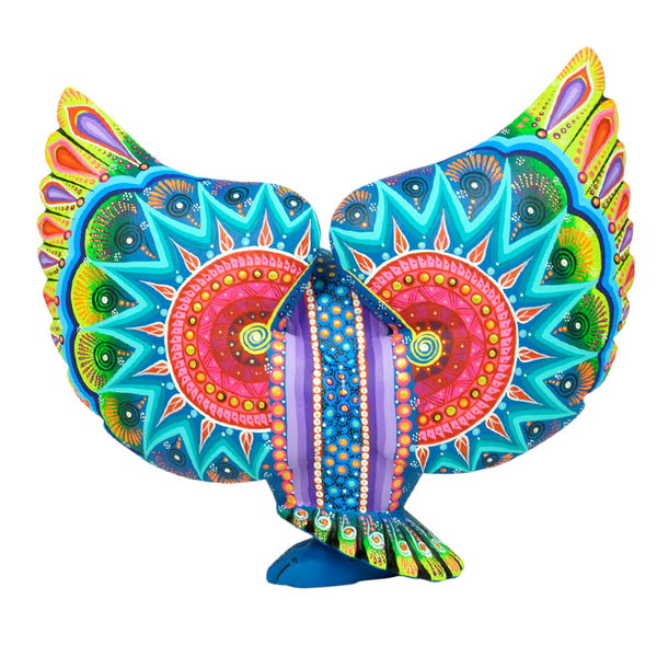 Cesar Melchor: Night Sky Owl Woodcarving