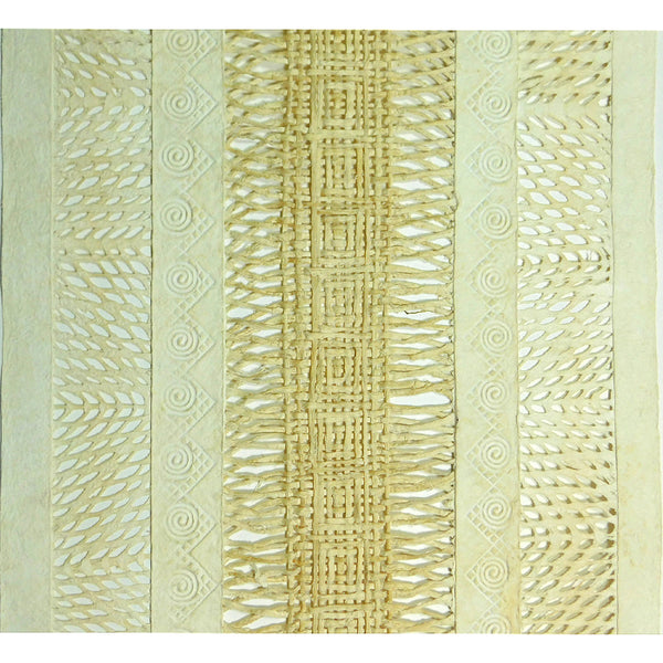 Mixed Media Wall Art: Woven Handmade Bark Paper