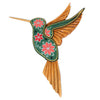 Huichol: Wall Hanging Yarn Hummingbird