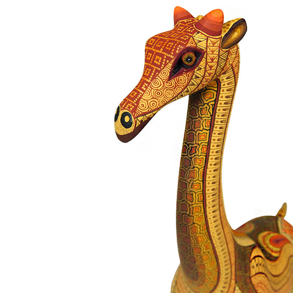 Isabel Fabian: Exquisite Giraffe Woodcarving