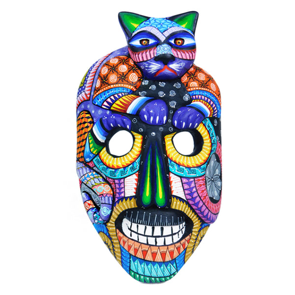 Julia Fuentes: PreColumbian Cat Wall Hanging Mask