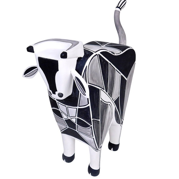 Luis Pablo: Fine Art Cubist Bull Sculpture