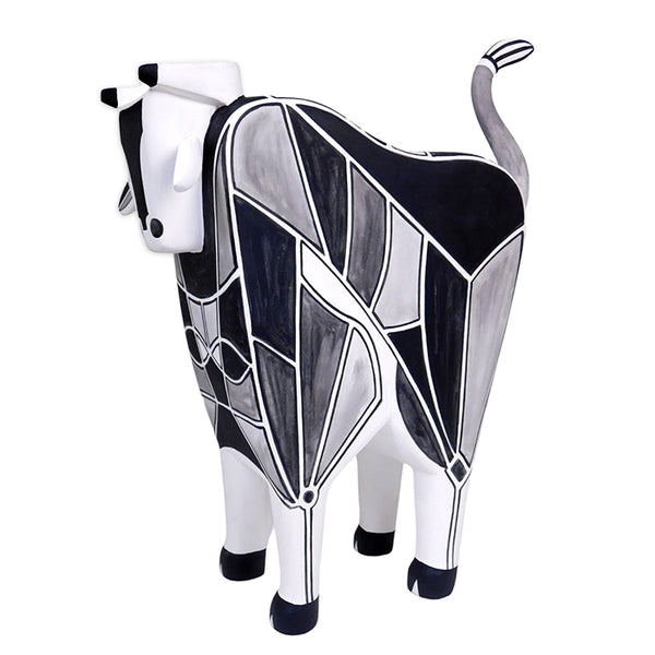 Luis Pablo: Fine Art Cubist Bull Sculpture