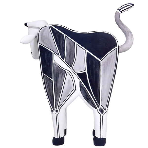 Luis Pablo: Fine Art Cubist Bull Sculpture