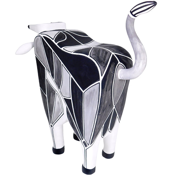 Luis Pablo: Fine Art Cubist Bull Sculpture