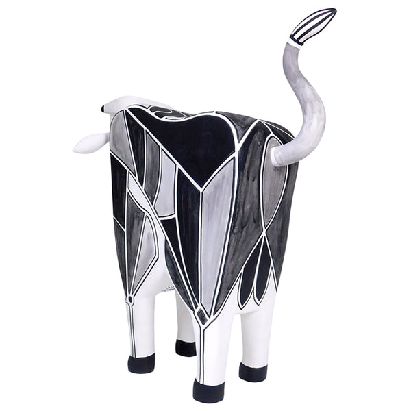 Luis Pablo: Fine Art Cubist Bull Sculpture