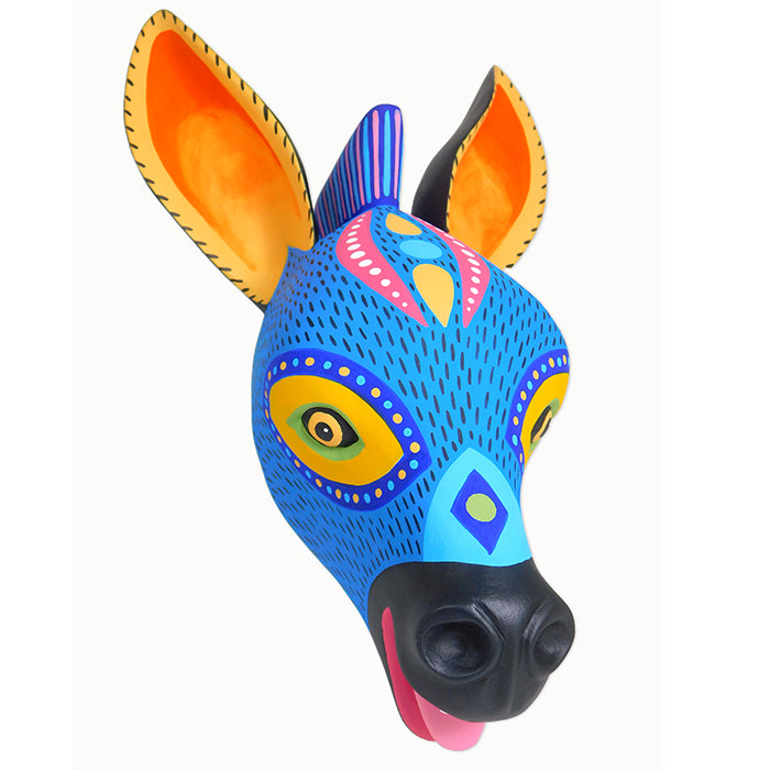 Luis Pablo: Donkey Mask Woodcarving