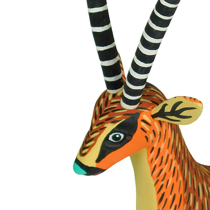 Luis Pablo: Little Gazelle Woodcarving