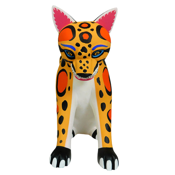 Luis Pablo: Mesoamerican Ocelot Woodcarving