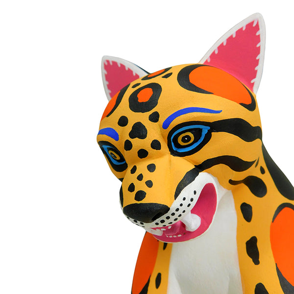 Luis Pablo: Mesoamerican Ocelot Woodcarving