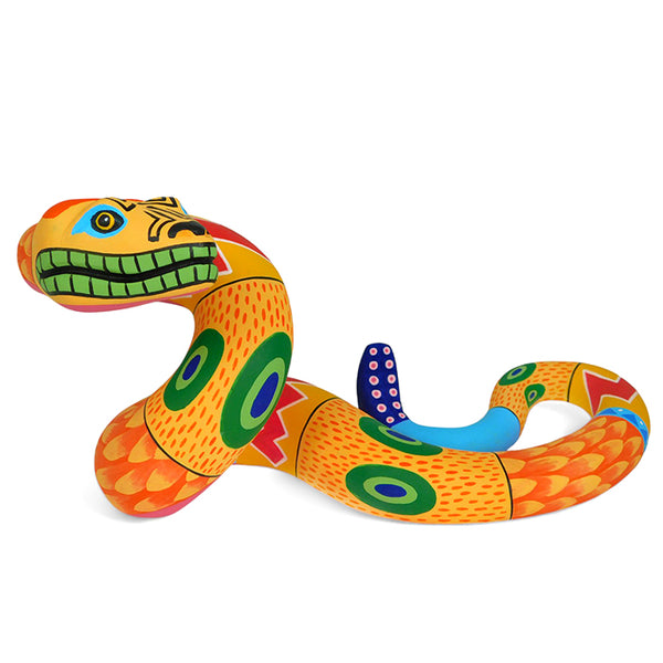 Luis Pablo: Rattlesnake Woodcarving