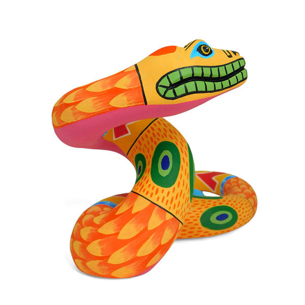 Luis Pablo: Rattlesnake Woodcarving