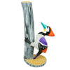 Luis Pablo: One Piece Woodpecker  Woodcarving