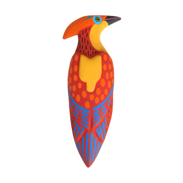 Luis Pablo: Wall Hanging Woodpeckers Woodcarving