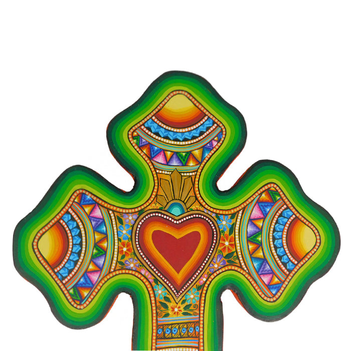 Magaly Fuentes: Sacred Heart Wood Cross