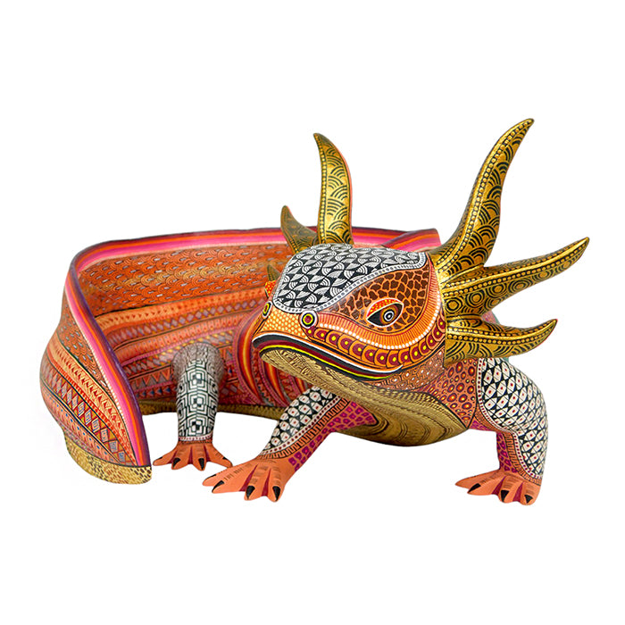 Manuel Cruz: Extraordinary Axolotl Woodcarving