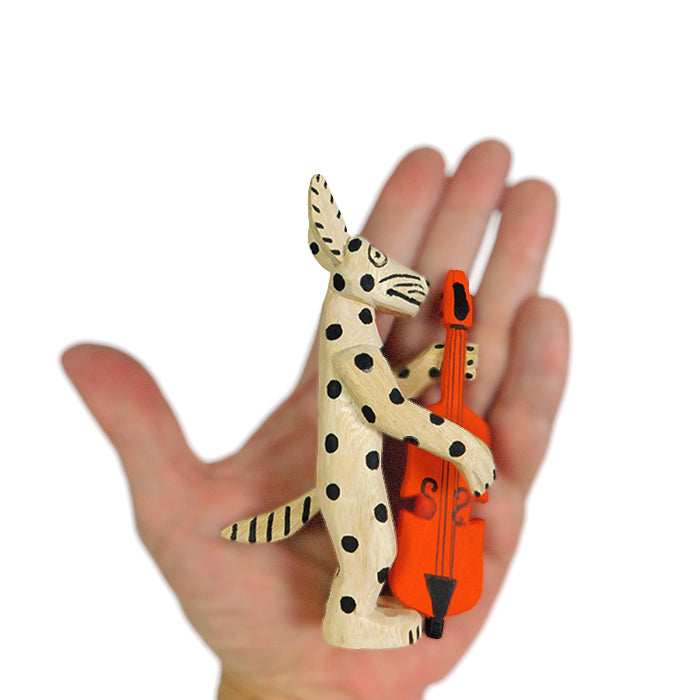 Placido Santiago: Dalmatians Musical Trio Woodcarving