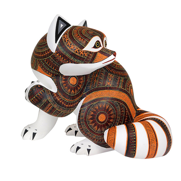 Rocio Fabian: Raccoon Woodcarving