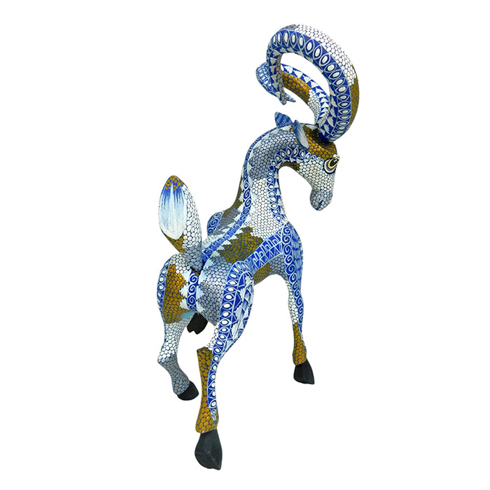 Tribus Mixes: Azure Gazelle Woodcarving