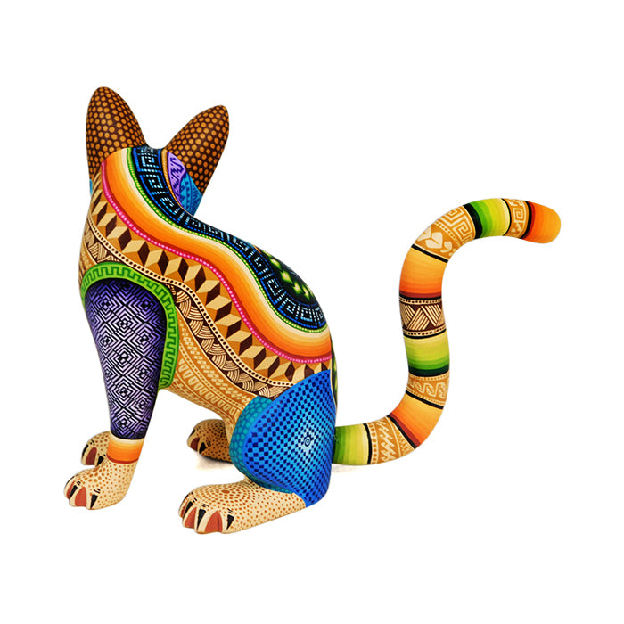 Magaly Fuentes & Jose Calvo: Cat Alebrije | Sandia Folk