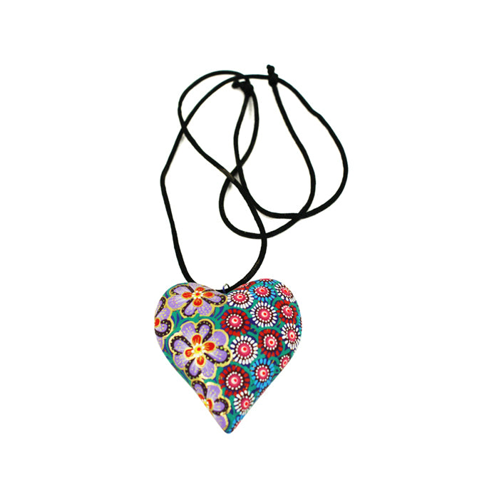 Maria Jimenez: Heart Necklace | Sandia Folk