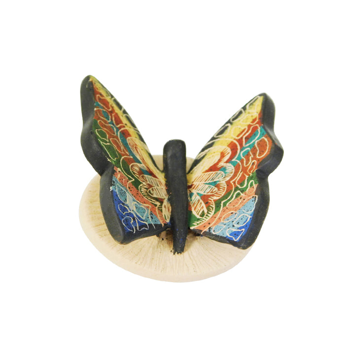 Raul Jurado: Lidded Butterfly Olla