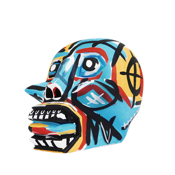 Luis Pablo: Unique Skull Basquiat Inspired