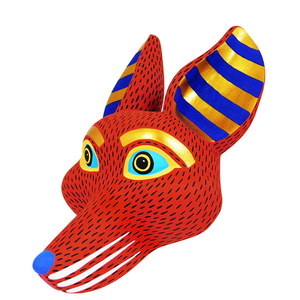 Oaxacan Woodcarving: Egyptian Dog Mask