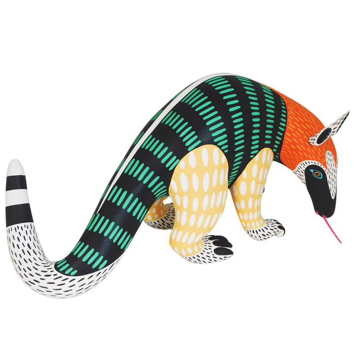 Oaxacan Woodcarving: Anteater - Sandia Folk