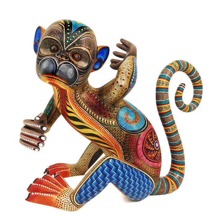 Manuel Cruz: Spectacular Monkey Woodcarving | Sandia Folk