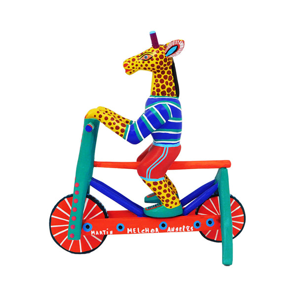 Martin Melchor: Giraffe on Bicycle