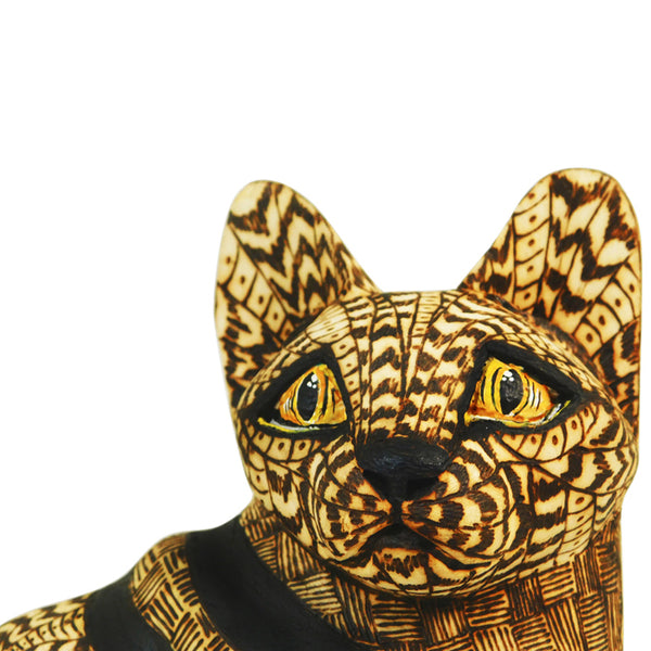 Victor Martinez: Cat Woodcarving