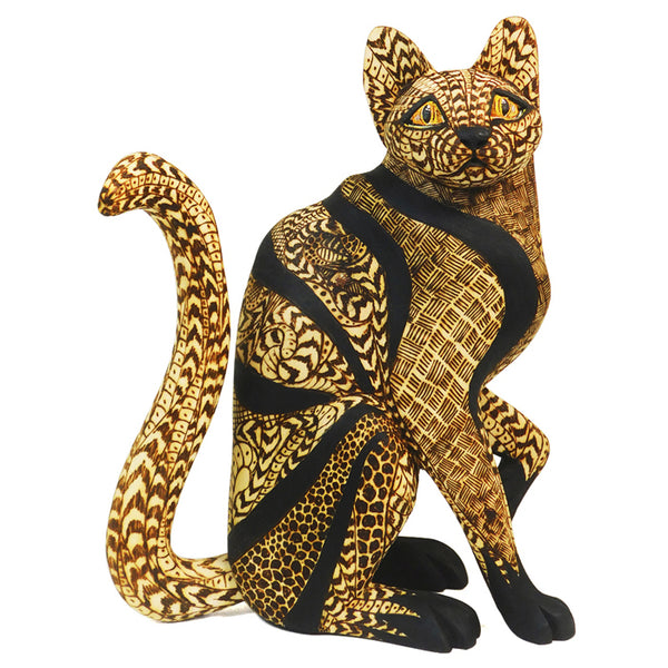 Victor Martinez: Cat Woodcarving